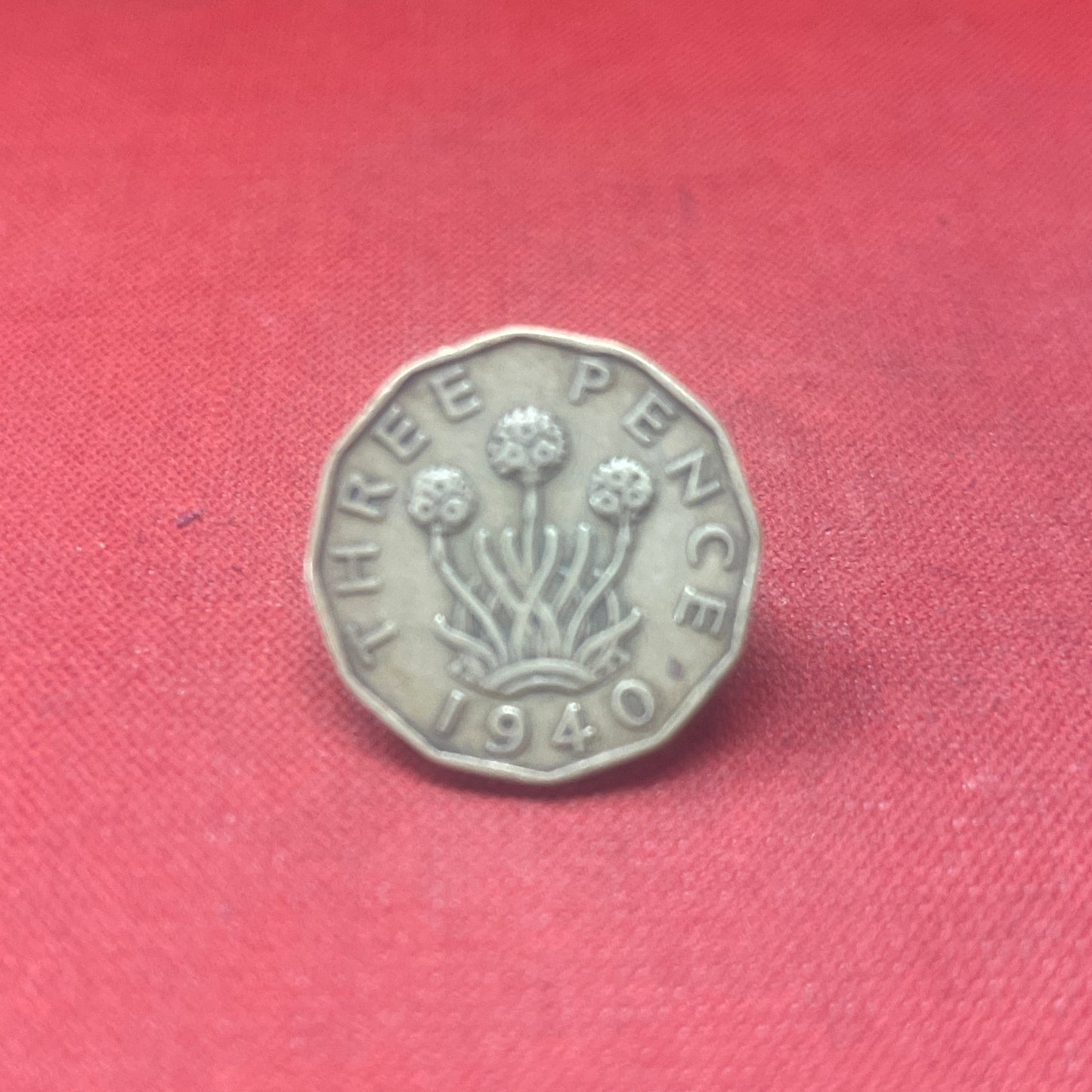 King George VI 1940 Threepence Coin