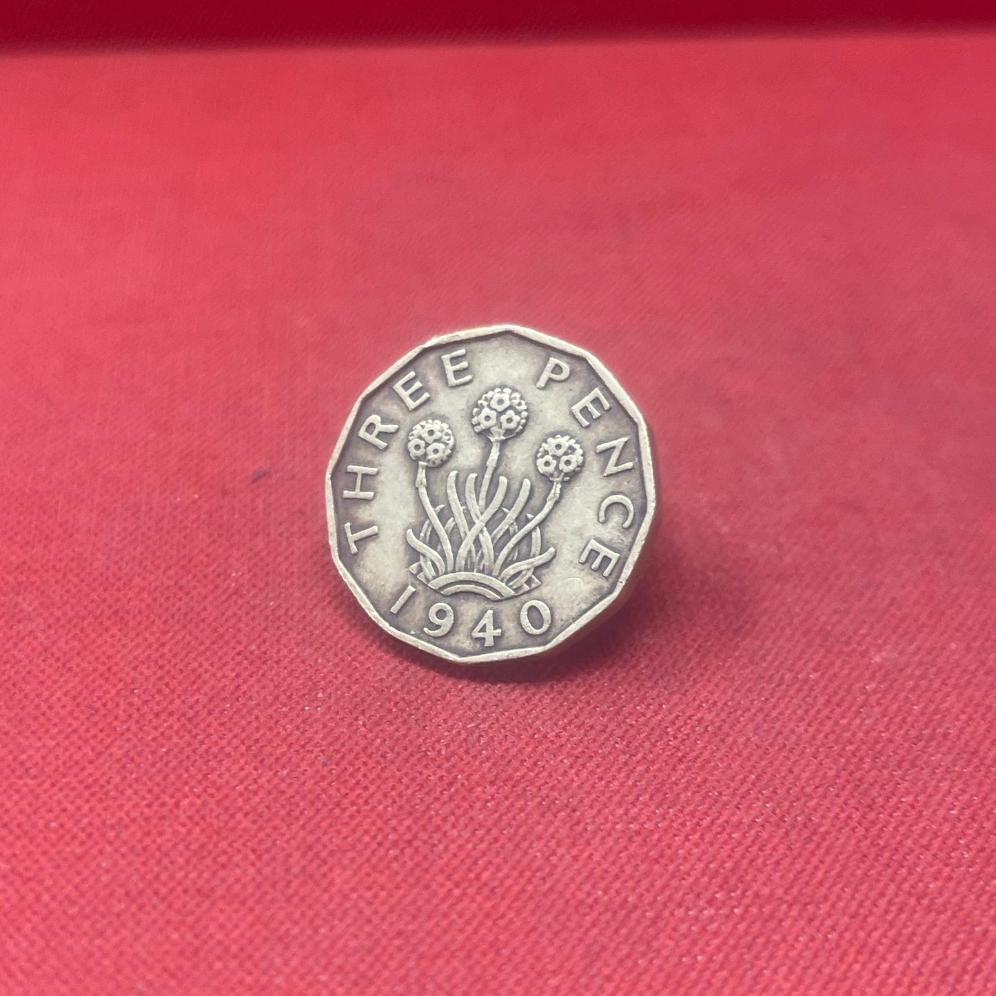 King George VI 1940 Threepence Coin