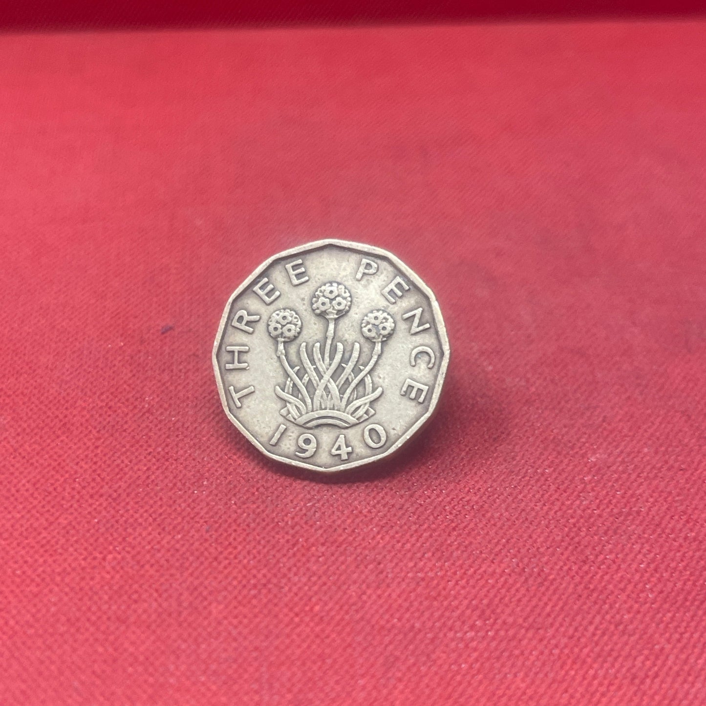 King George VI 1940 Threepence Coin