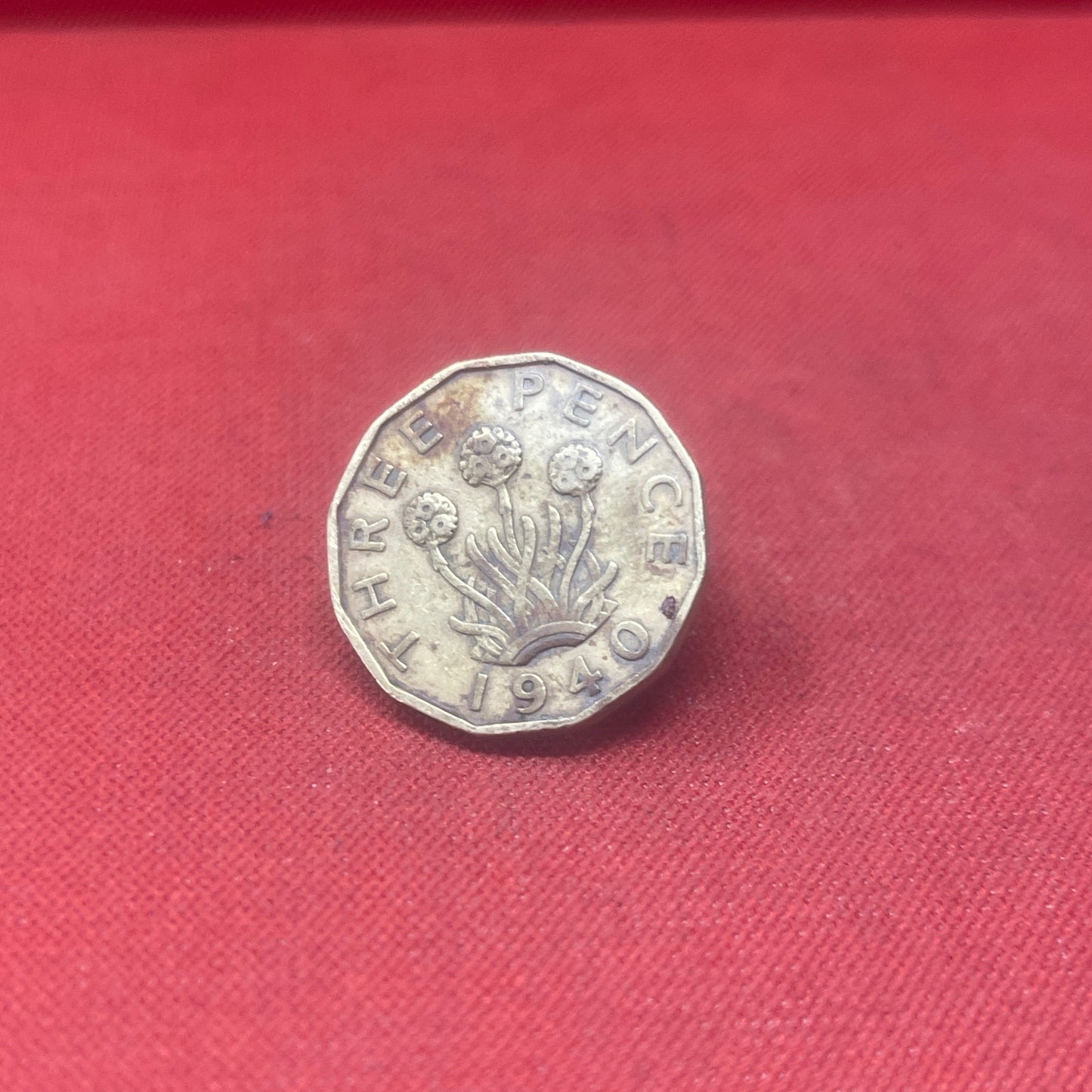 King George VI 1940 Threepence Coin
