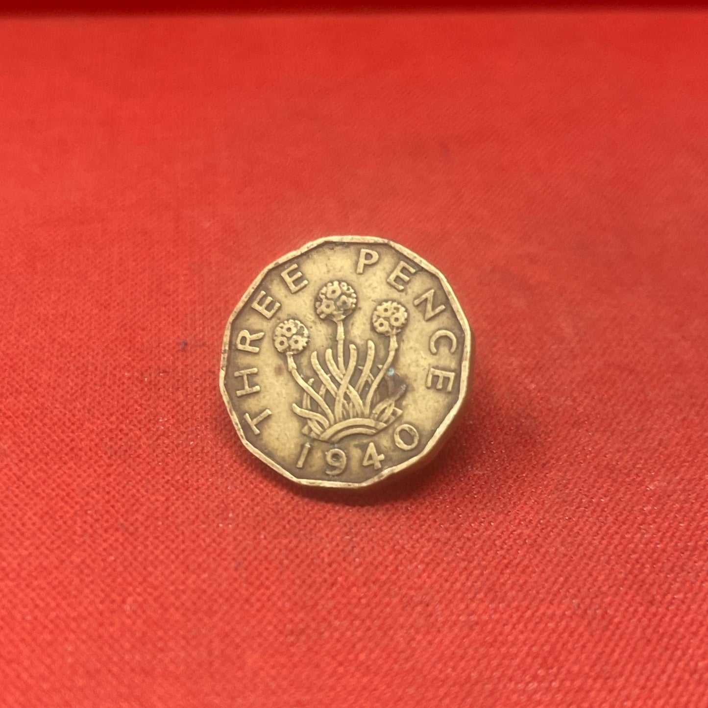 King George VI 1940 Threepence Coin
