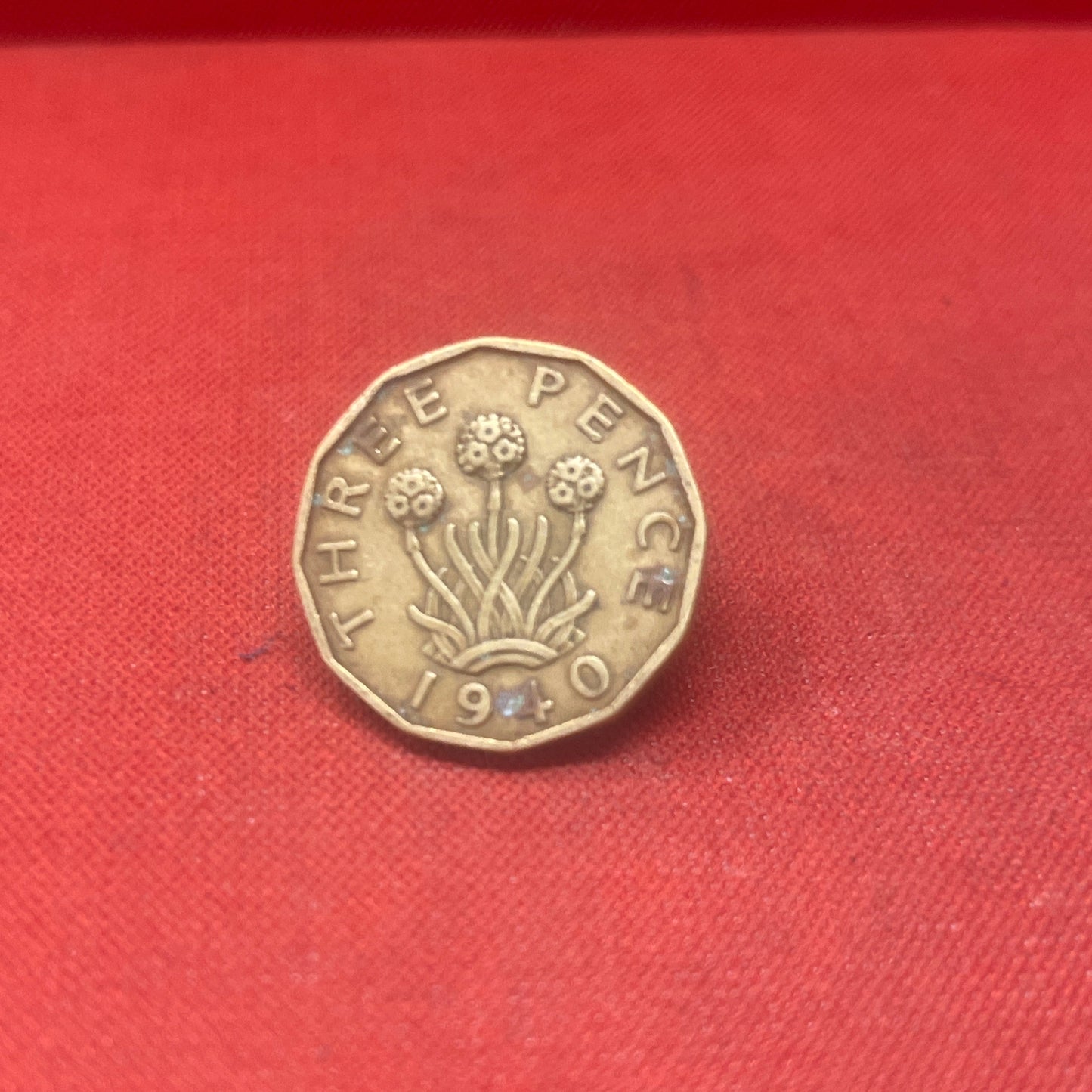 King George VI 1940 Threepence Coin