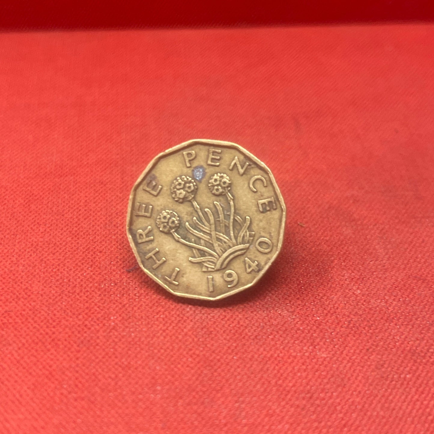 King George VI 1940 Threepence Coin