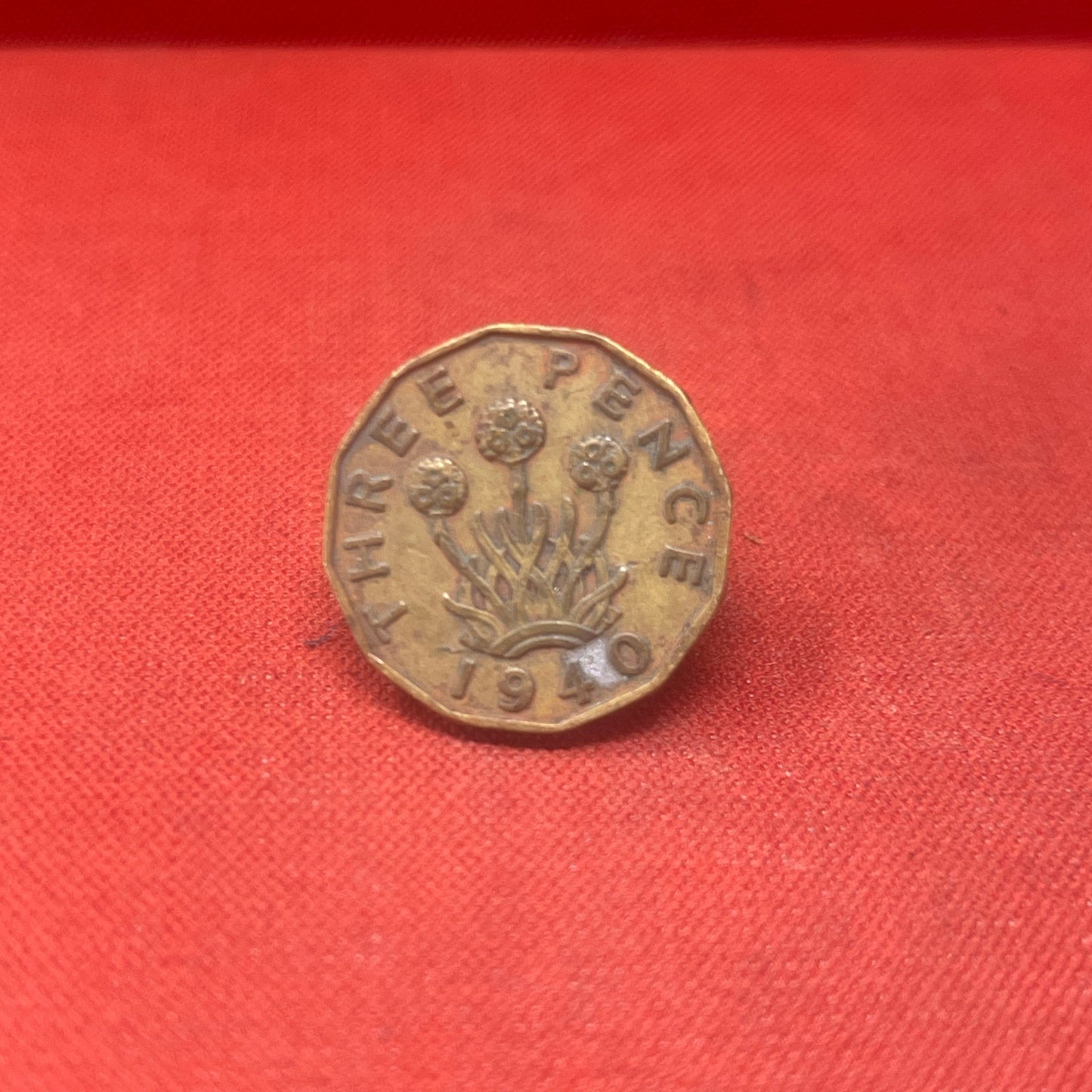 King George VI 1940 Threepence Coin