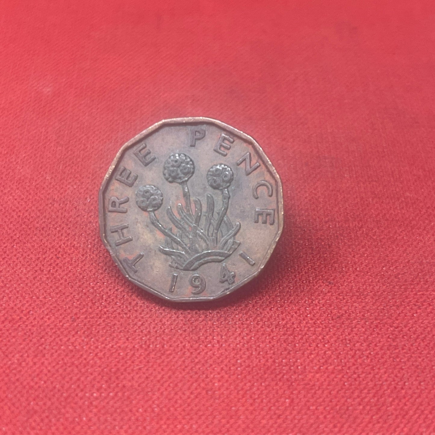 King George VI 1941 Threepence Coin