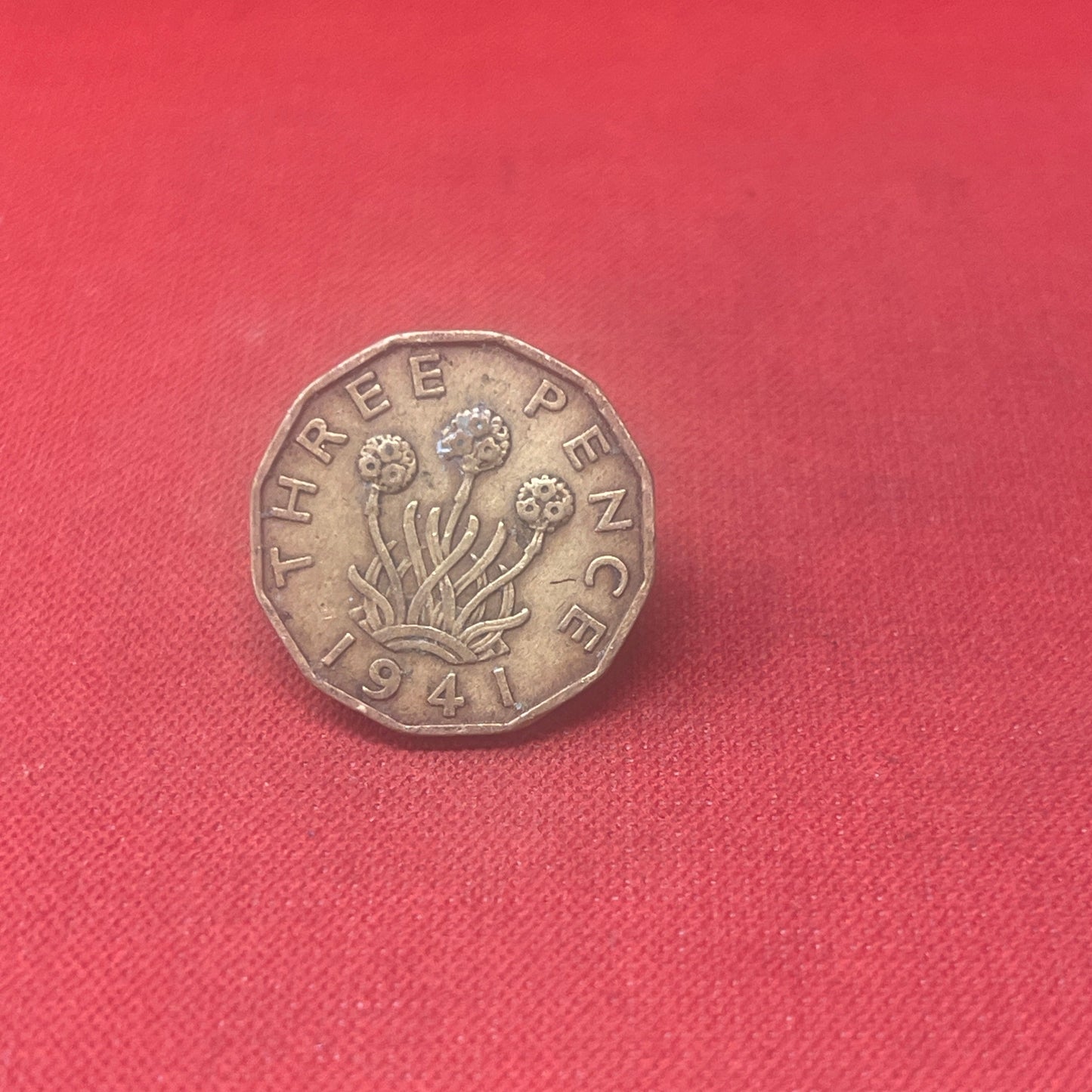 King George VI 1941 Threepence Coin