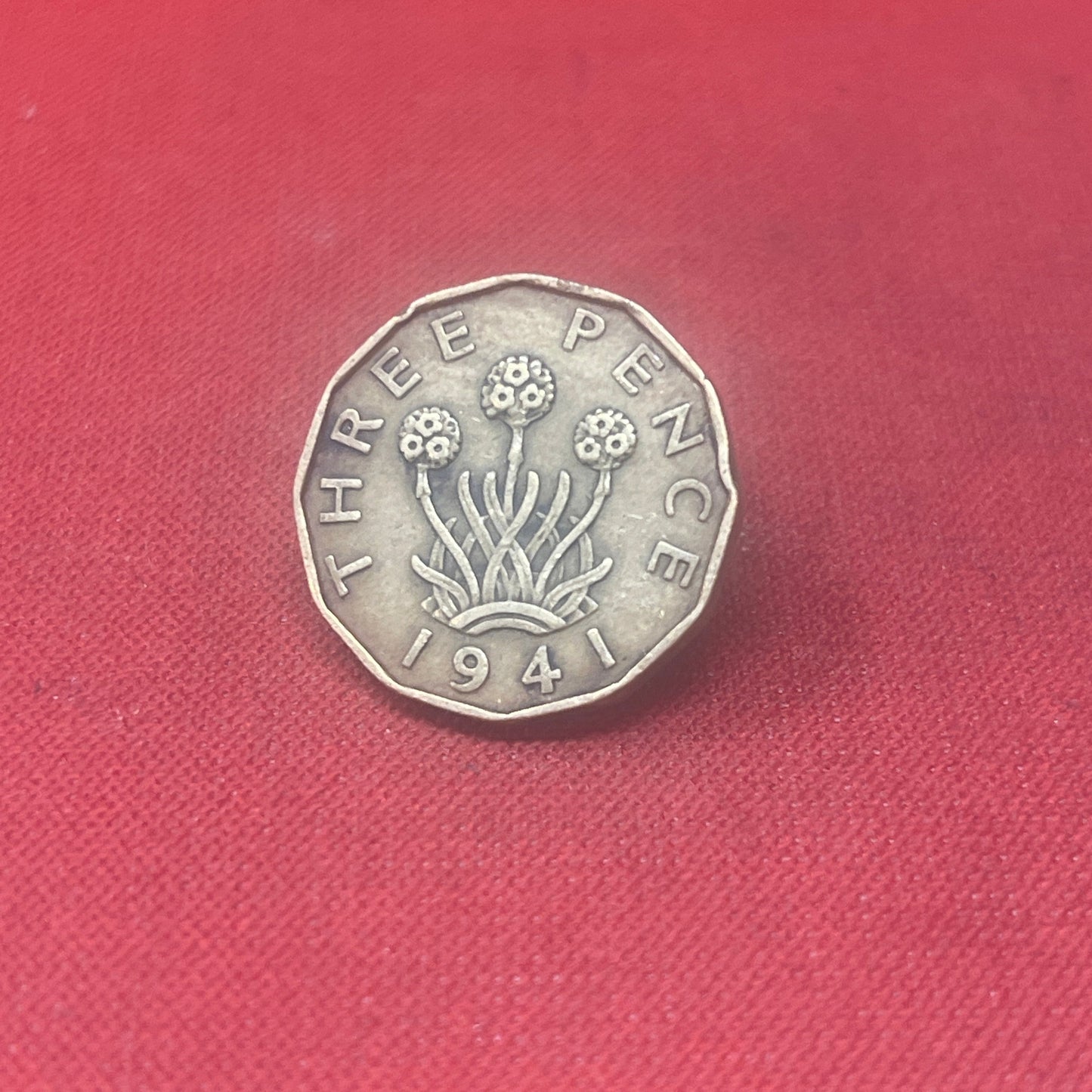 King George VI 1941 Threepence Coin