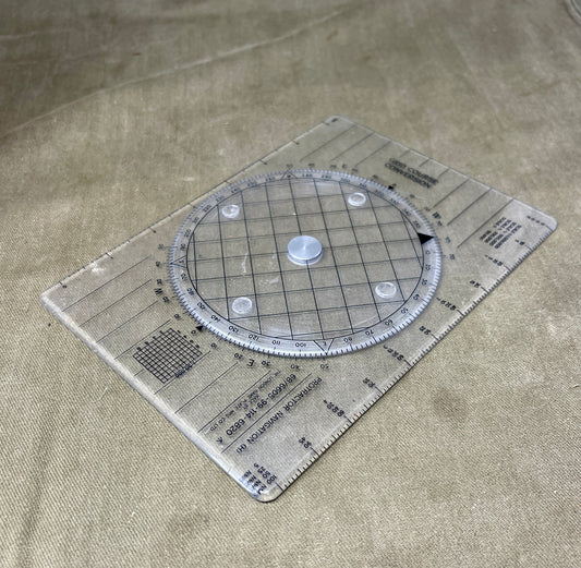 RAF Navigation Protractor – London Name Plate Co – NSN 6B/6605-99-114-6820