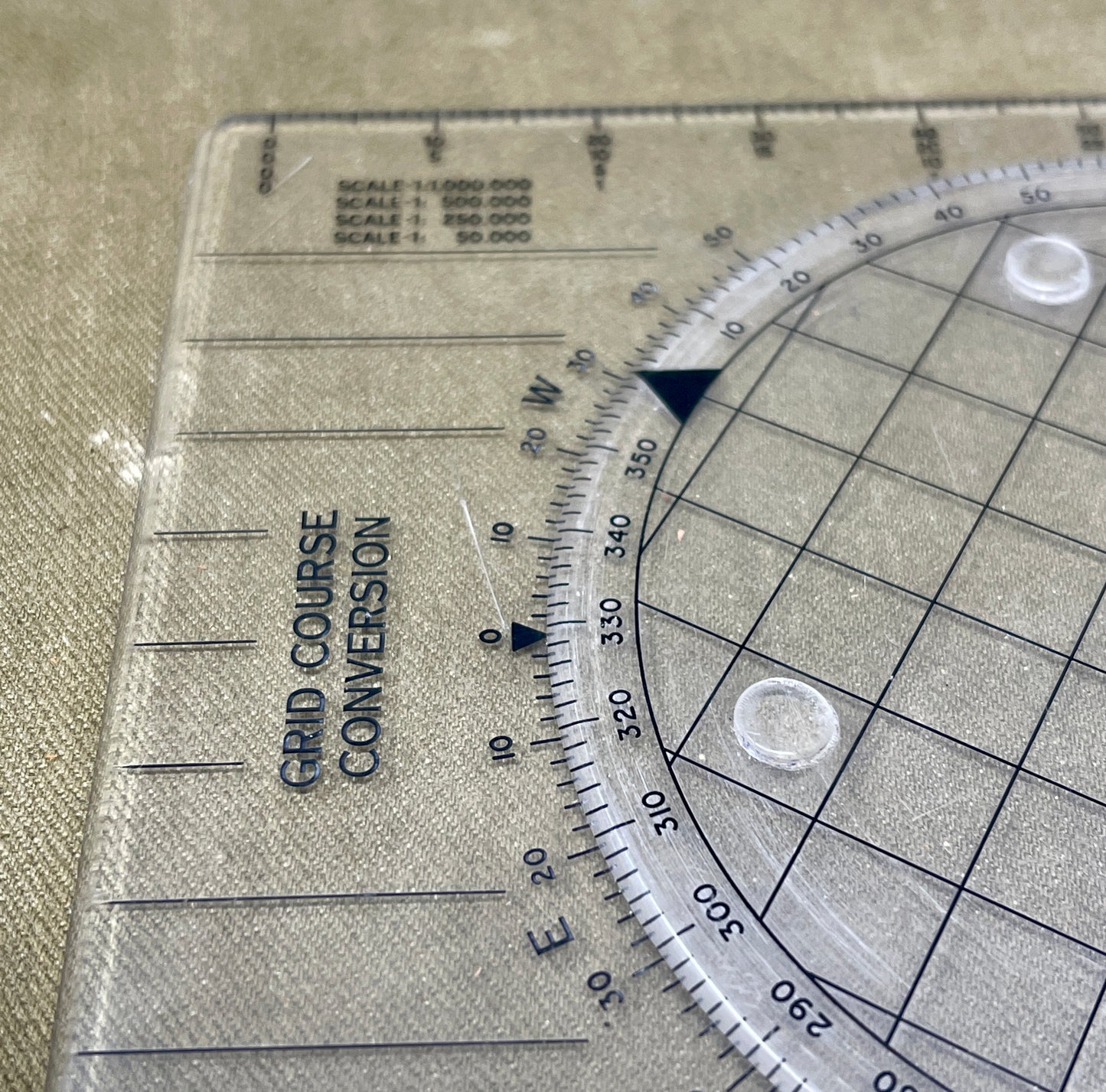 RAF Navigation Protractor – London Name Plate Co – NSN 6B/6605-99-114-6820