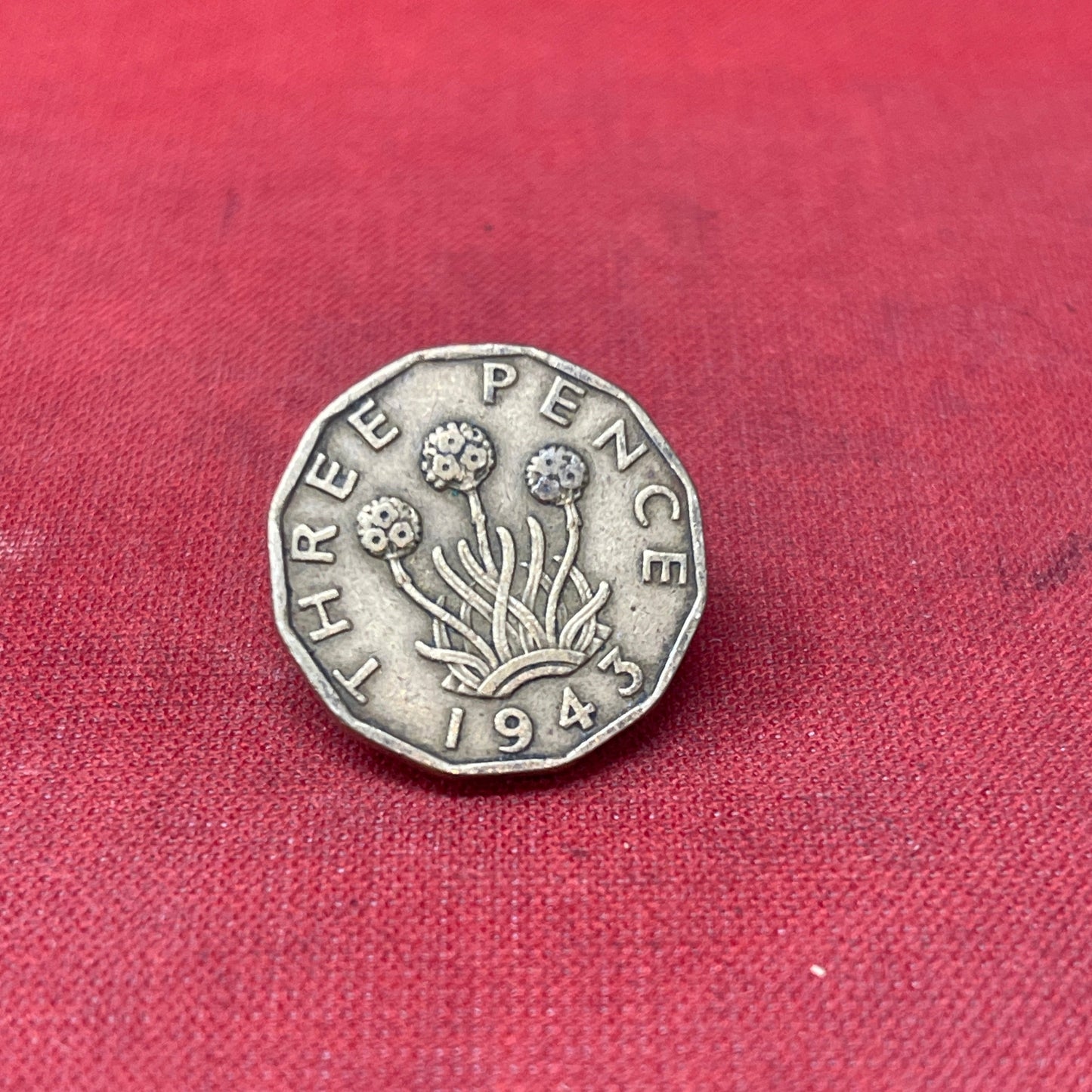 King George VI 1943 Threepence Coin