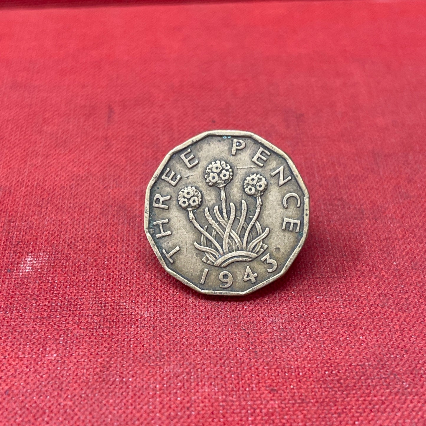 King George VI 1943 Threepence Coin
