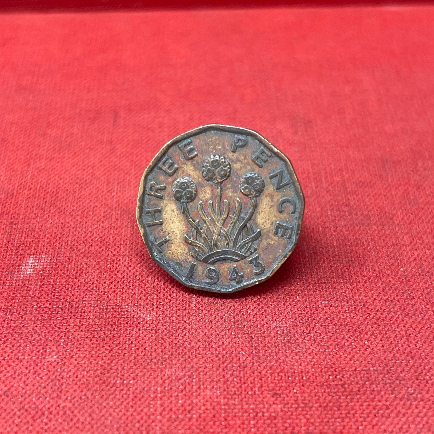 King George VI 1943 Threepence Coin