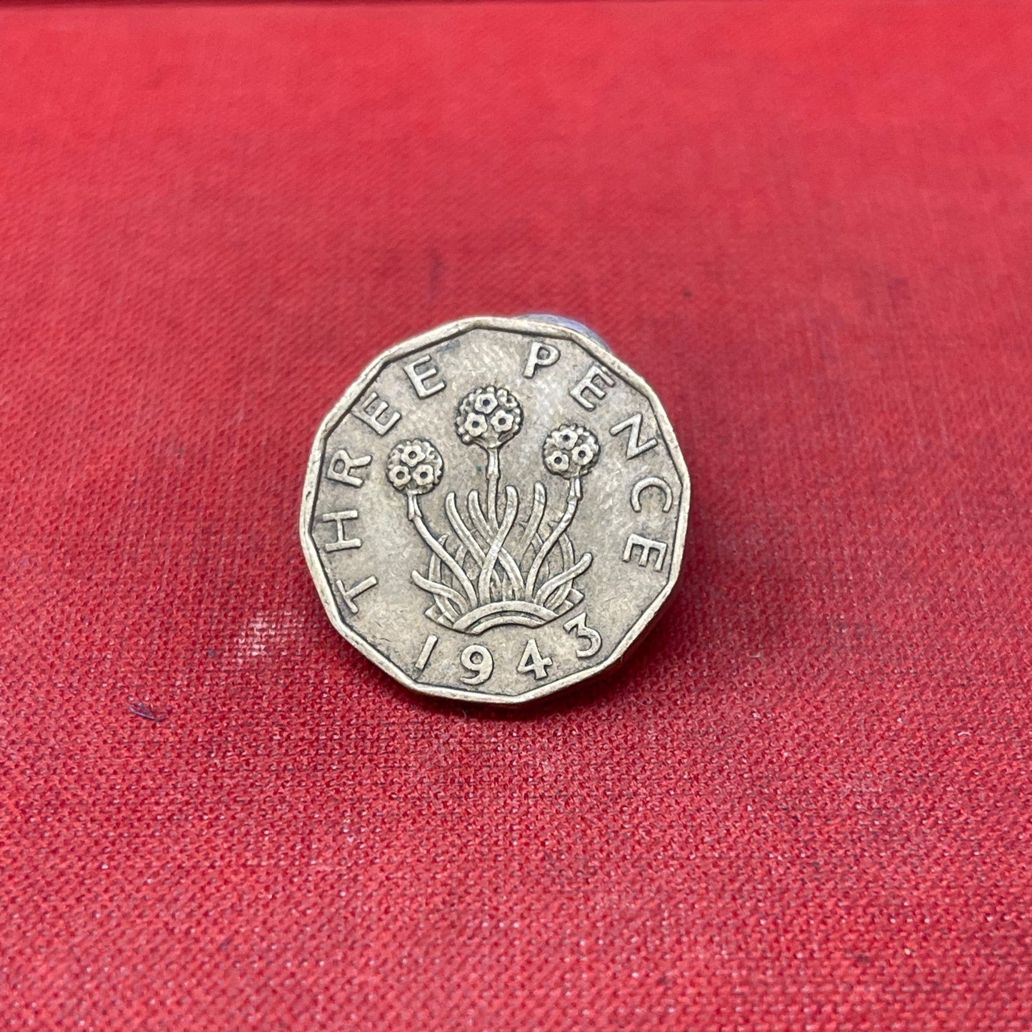 King George VI 1943 Threepence Coin