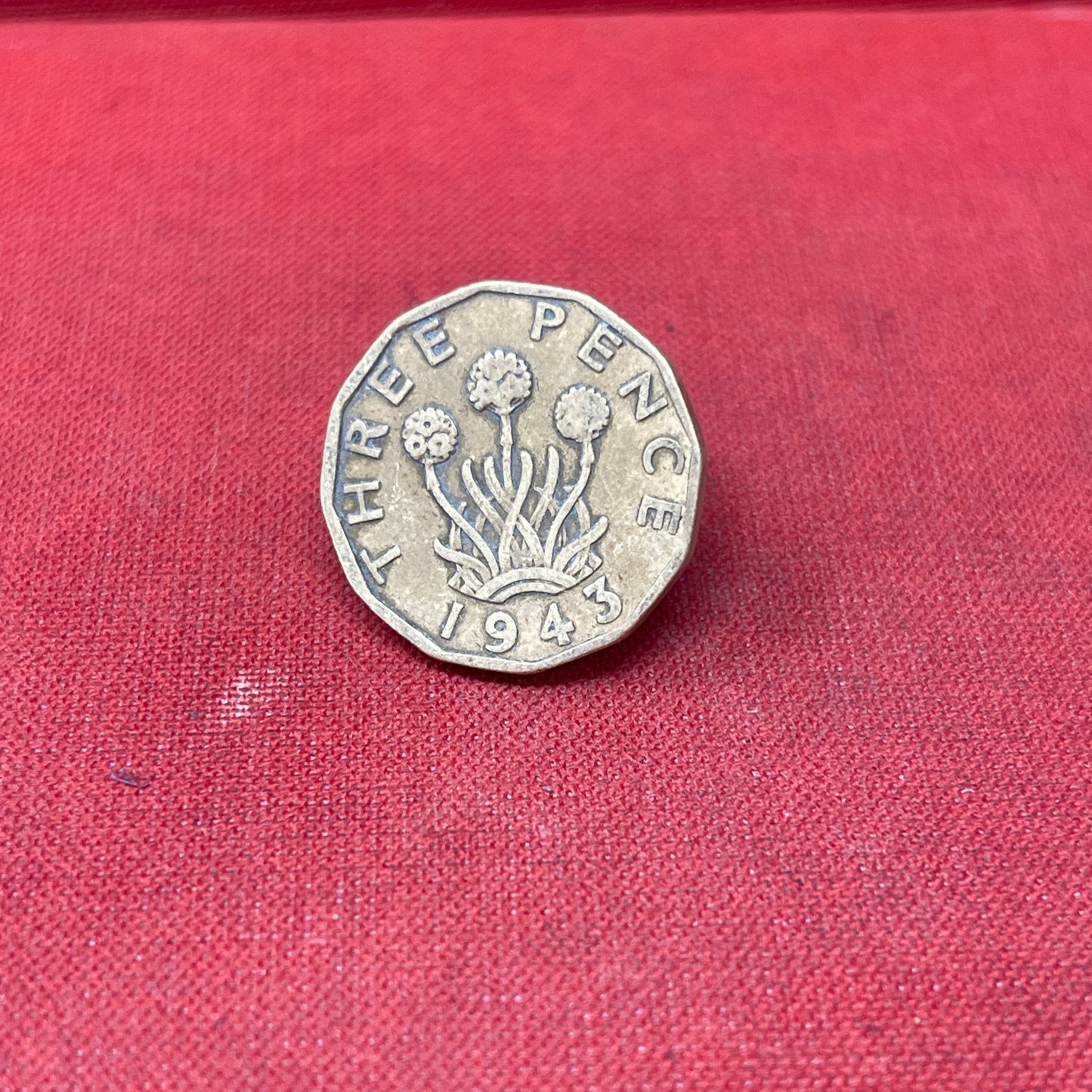 King George VI 1943 Threepence Coin