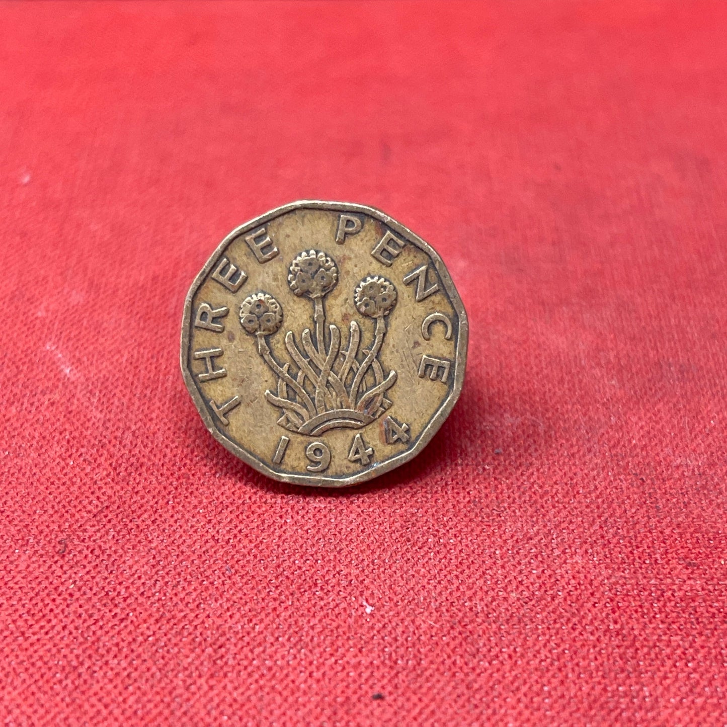 King George VI 1944 Threepence Coin