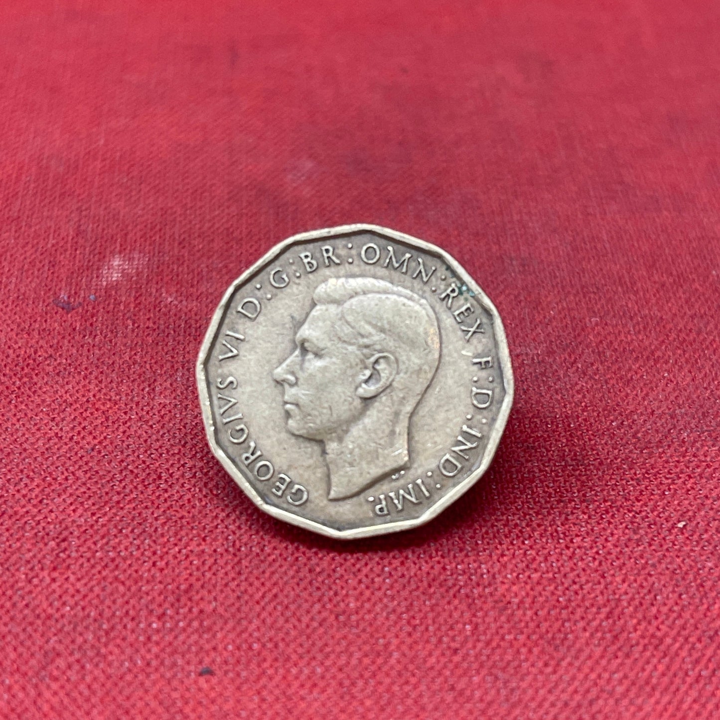 King George VI 1944 Threepence Coin