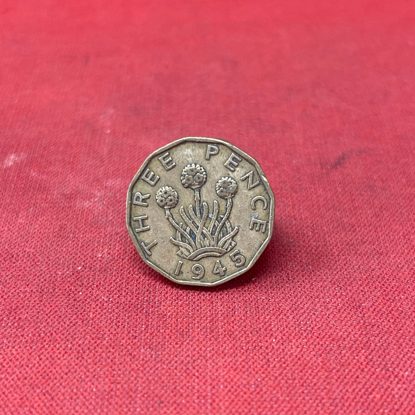 King George VI 1945 Threepence Coin