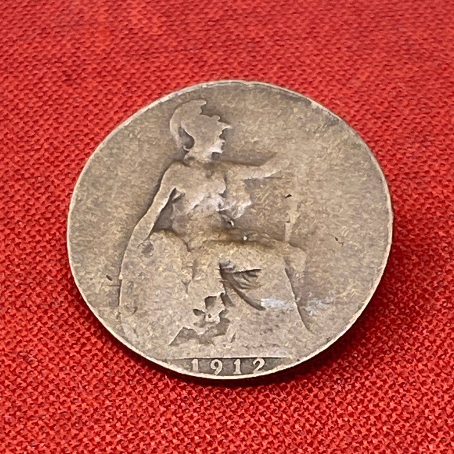 King George V One Penny Dated 1912