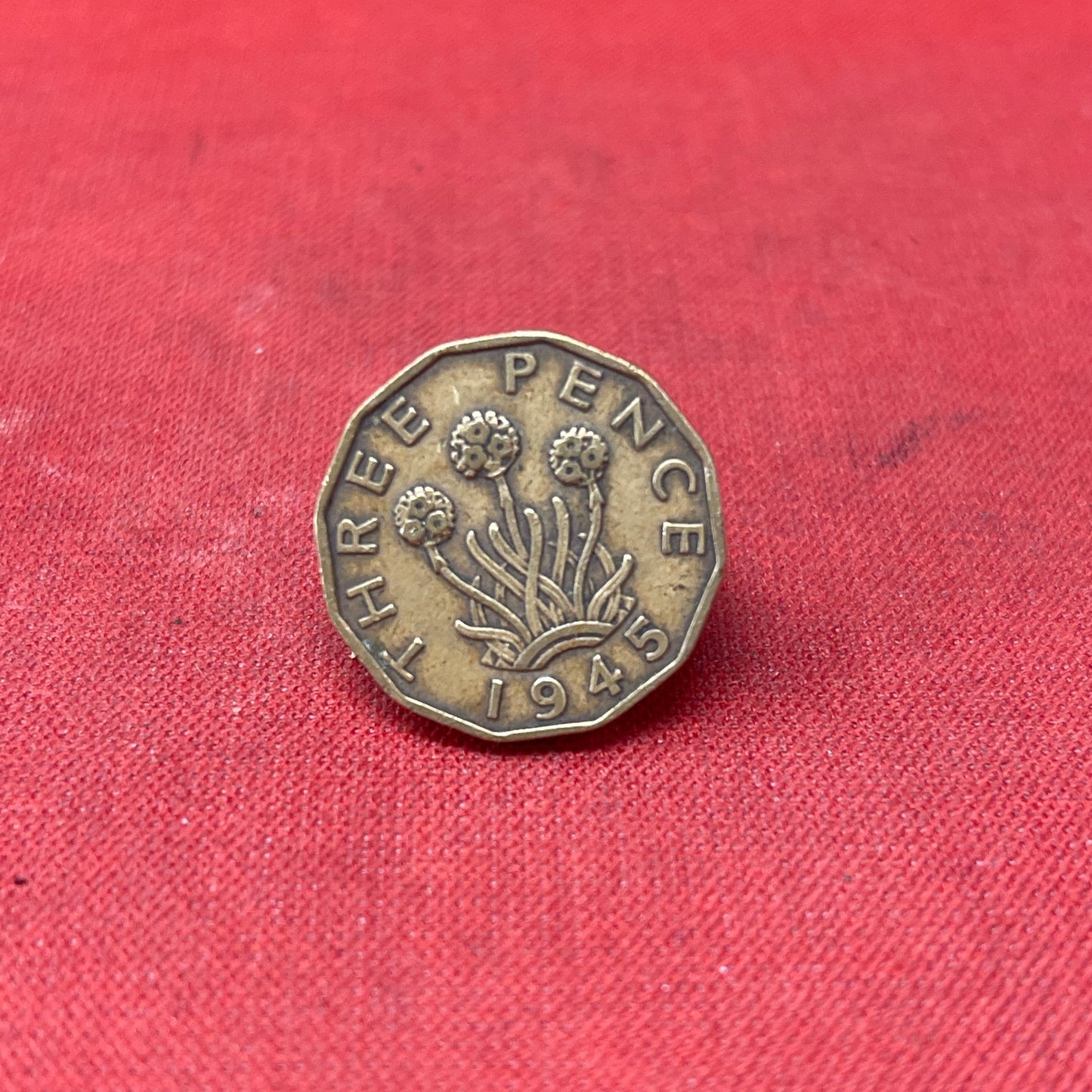 King George VI 1945 Threepence Coin