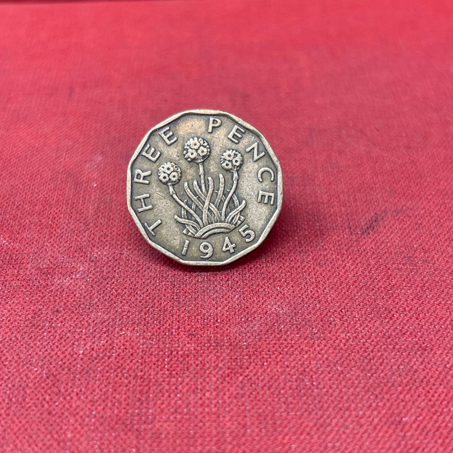 King George VI 1945 Threepence Coin