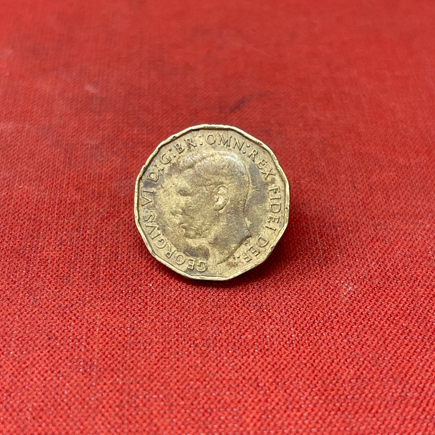King George VI 1951 Threepence Coin