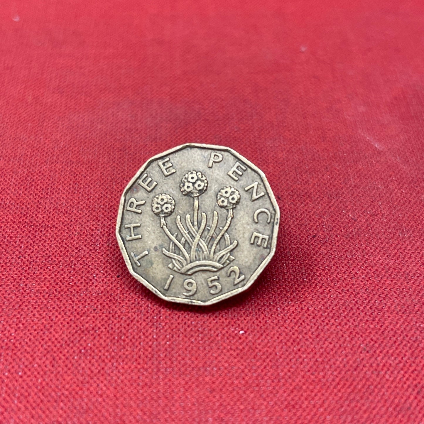King George VI 1952 Threepence Coin
