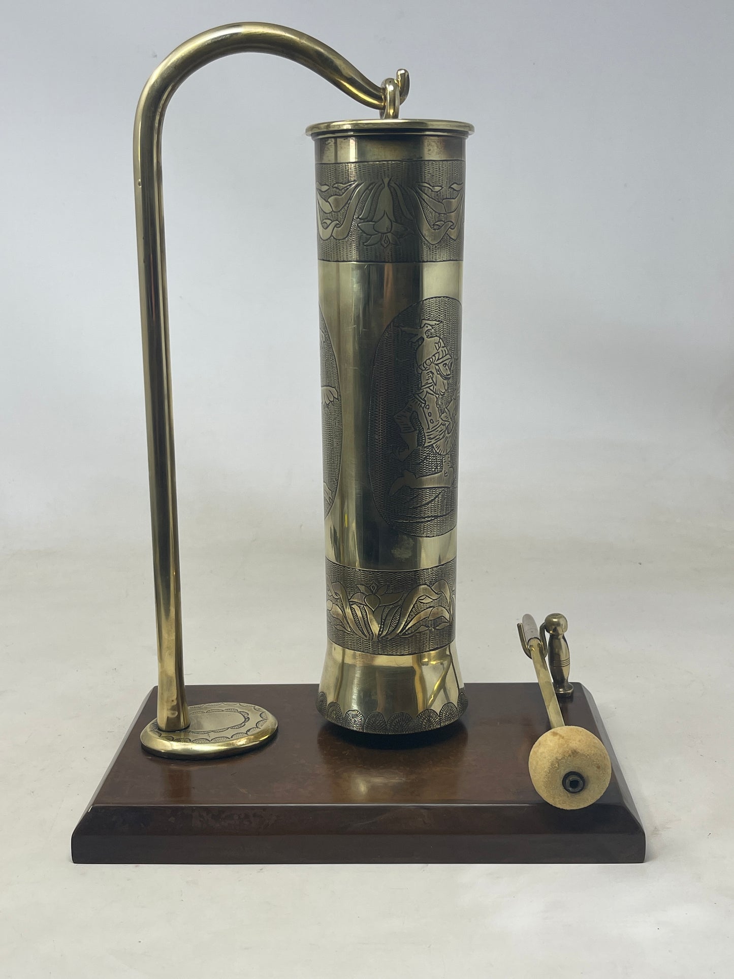 Trench Art 6 Pdr Shell Case Dinner Bell/Gong with striker