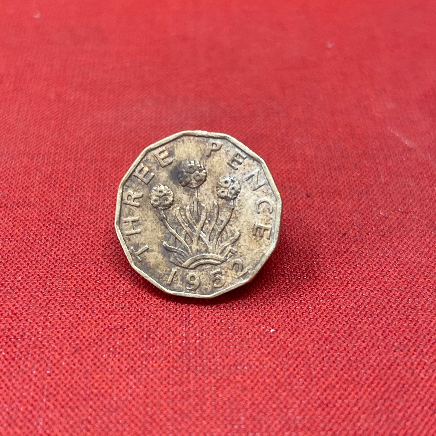 King George VI 1952 Threepence Coin