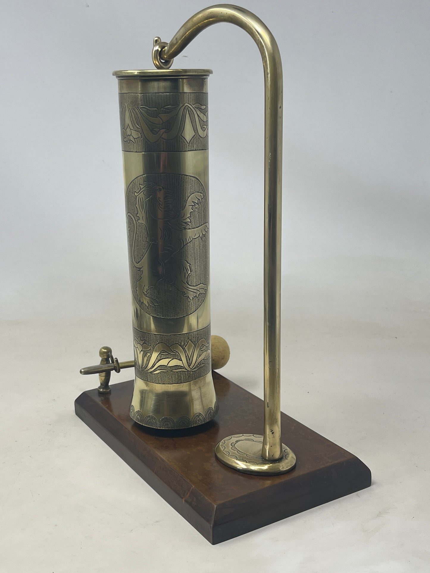 Trench Art 6 Pdr Shell Case Dinner Bell/Gong with striker