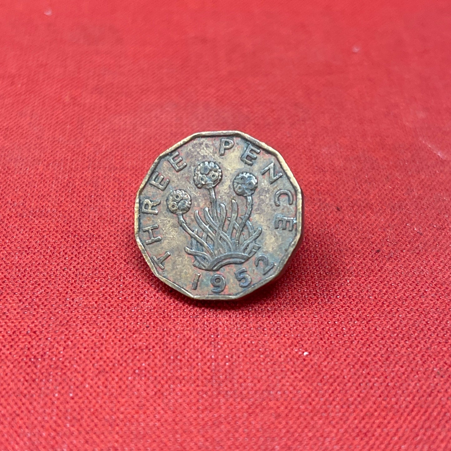 King George VI 1952 Threepence Coin