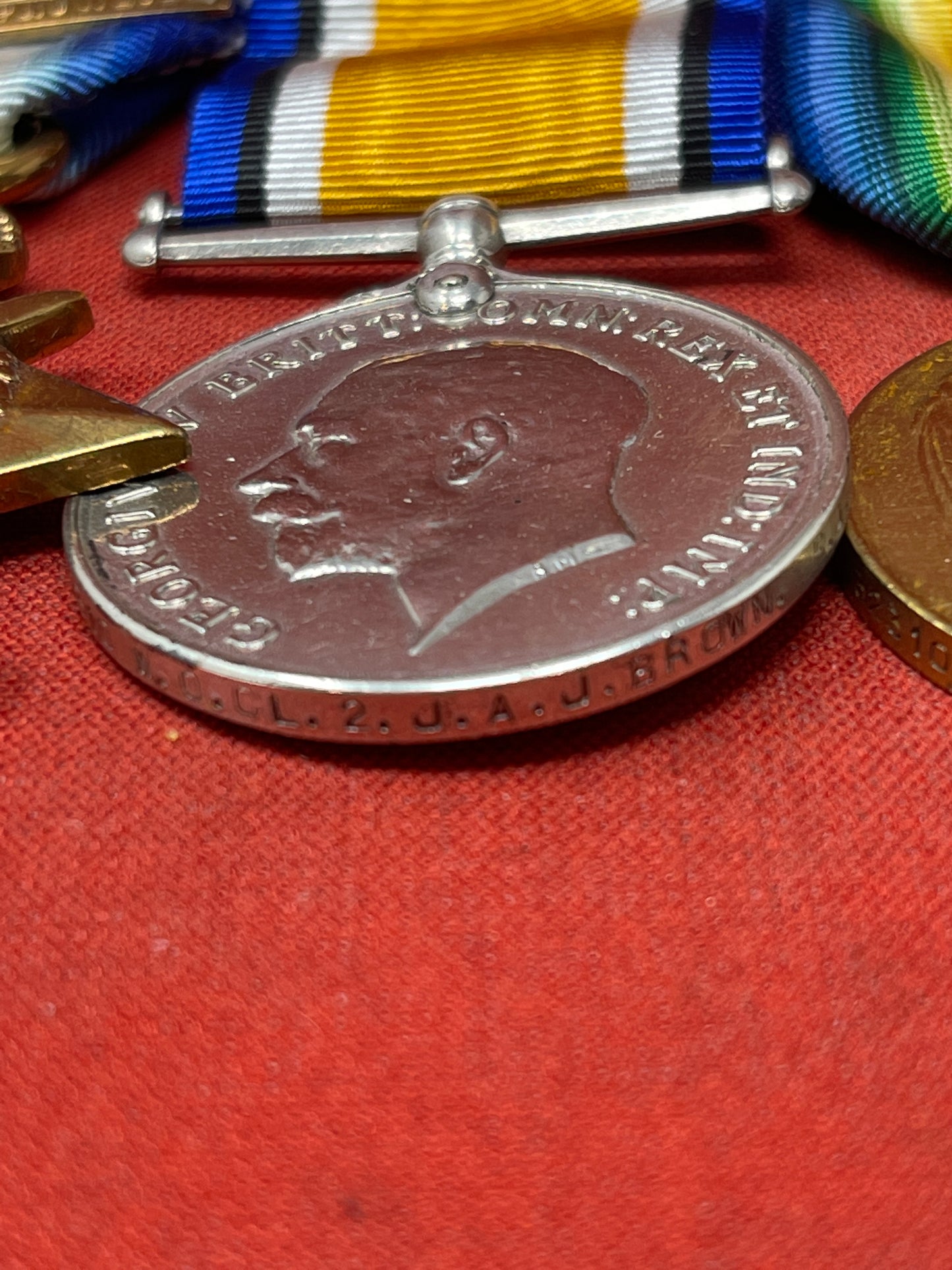 32310 Sjt J Brown R.F.A WW1 Trio, LSGC, MSM