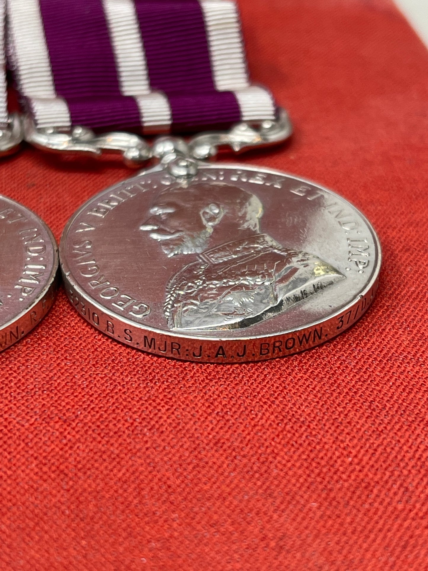 32310 Sjt J Brown R.F.A WW1 Trio, LSGC, MSM