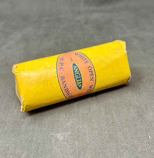 WW2 White Open Wove B.P.C Bandage