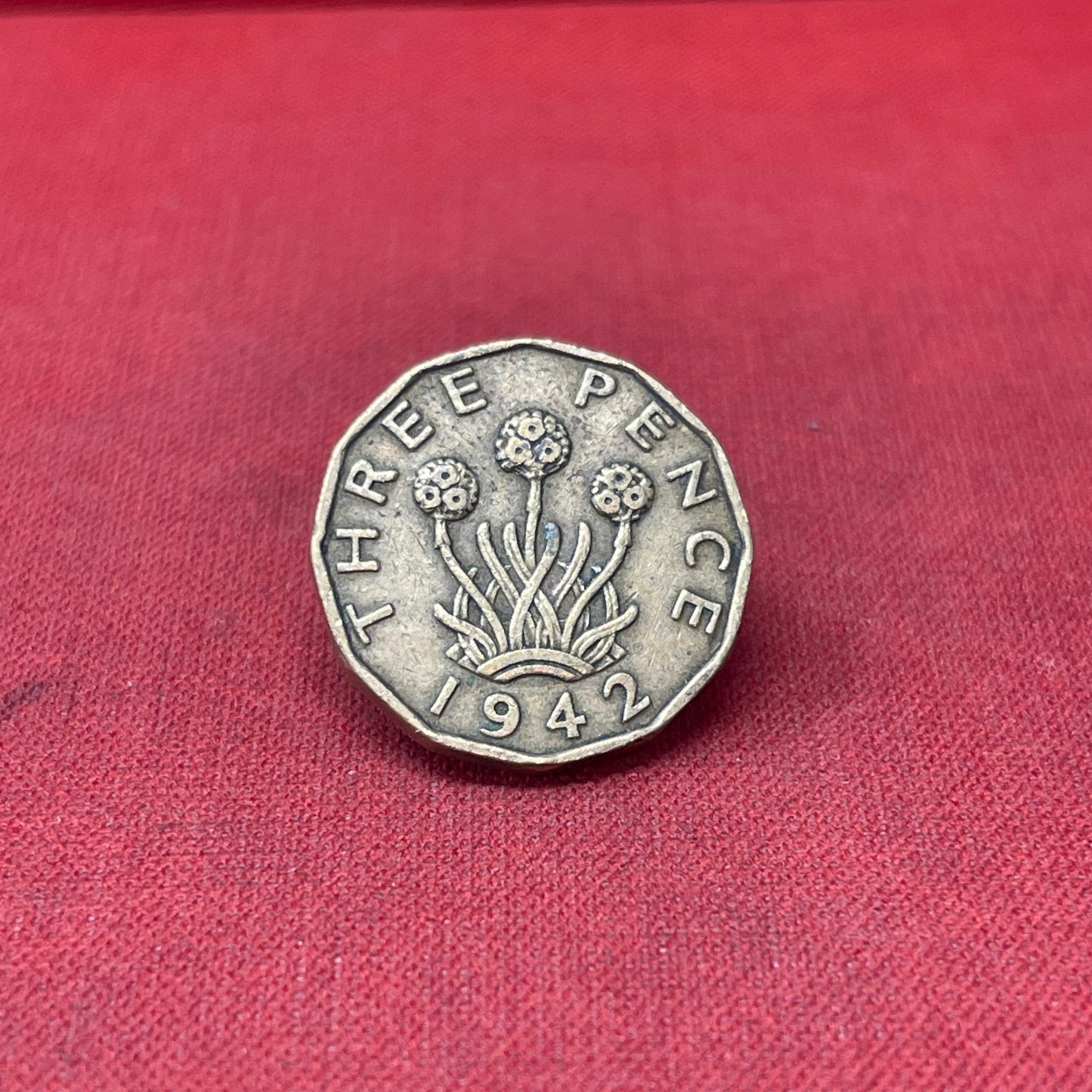 King George VI 1942 Threepence Coin