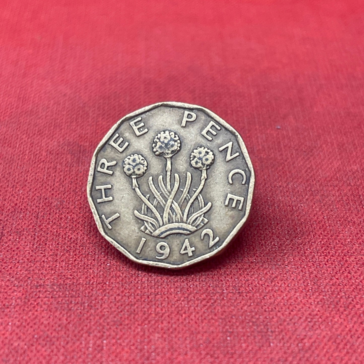 King George VI 1942 Threepence Coin