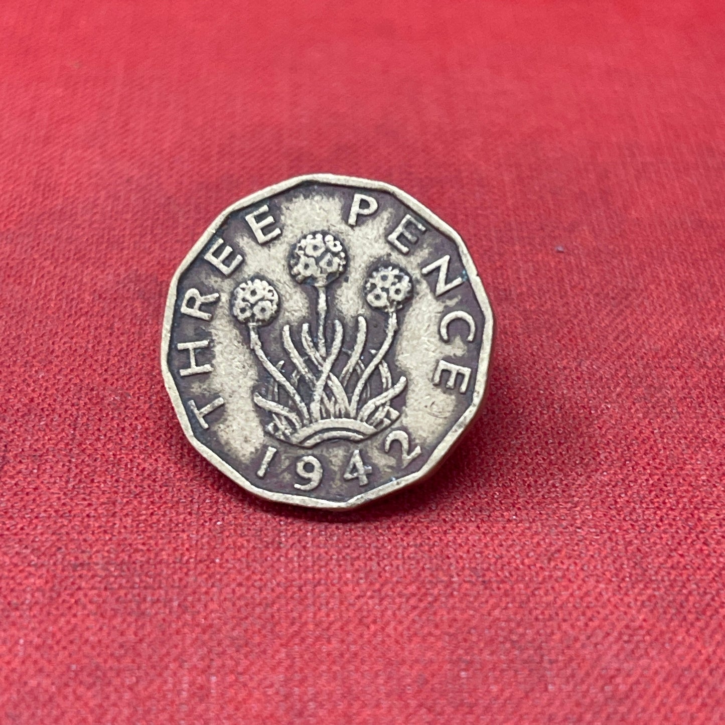 King George VI 1942 Threepence Coin