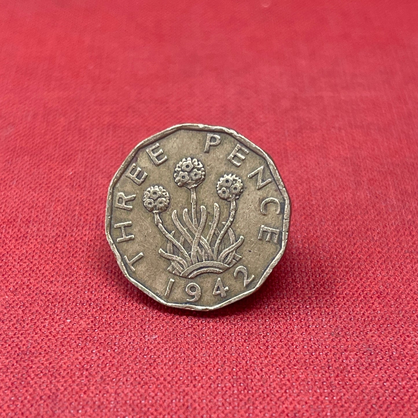King George VI 1942 Threepence Coin