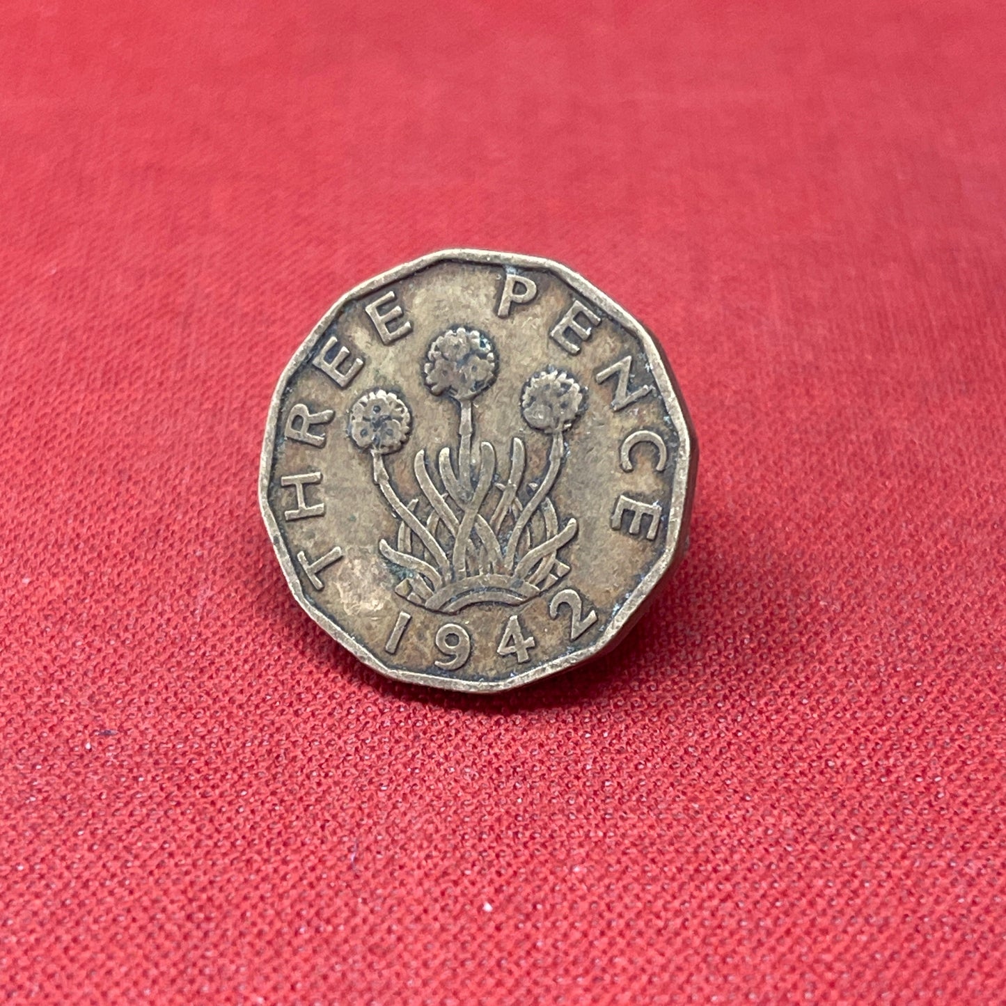 King George VI 1942 Threepence Coin
