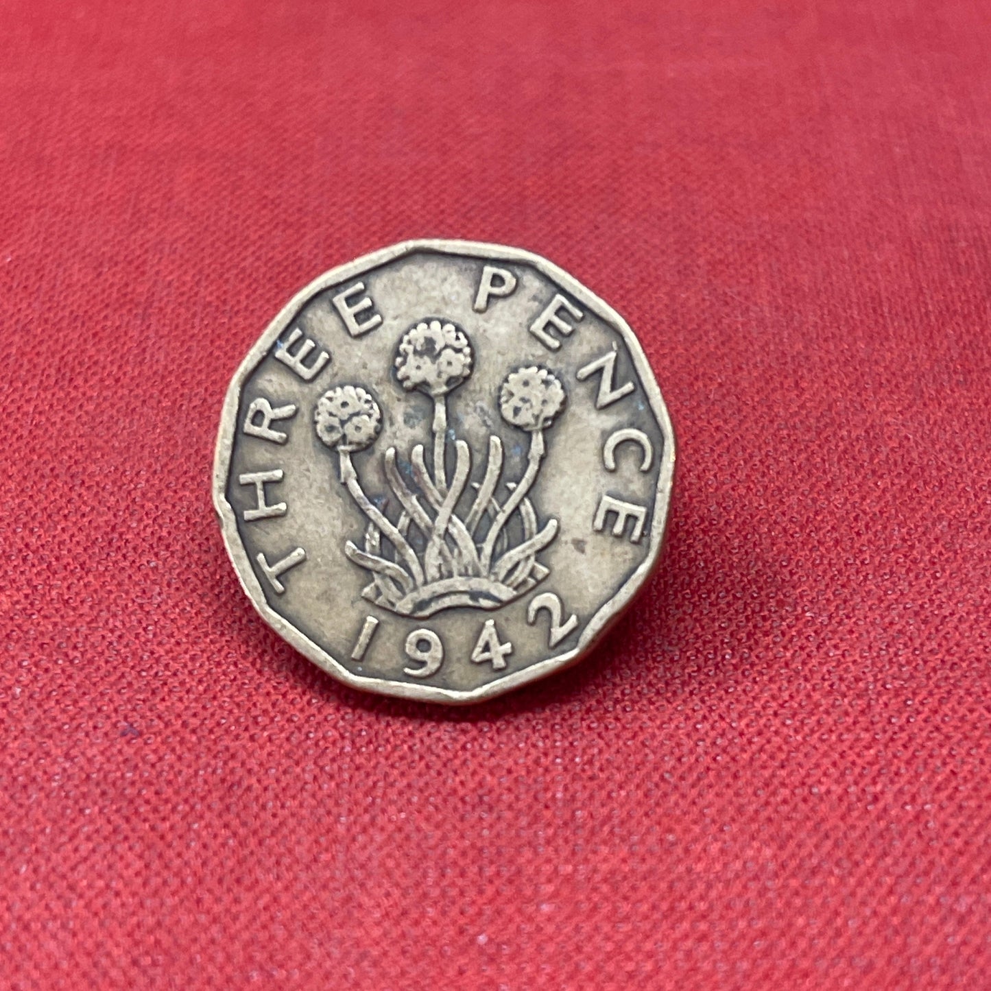 King George VI 1942 Threepence Coin