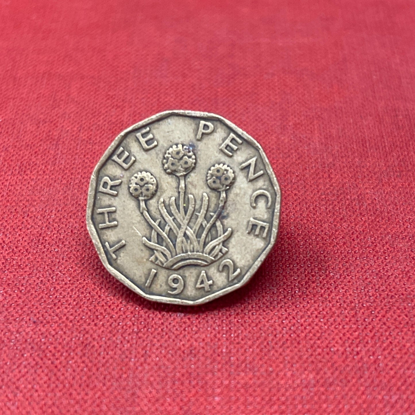King George VI 1942 Threepence Coin