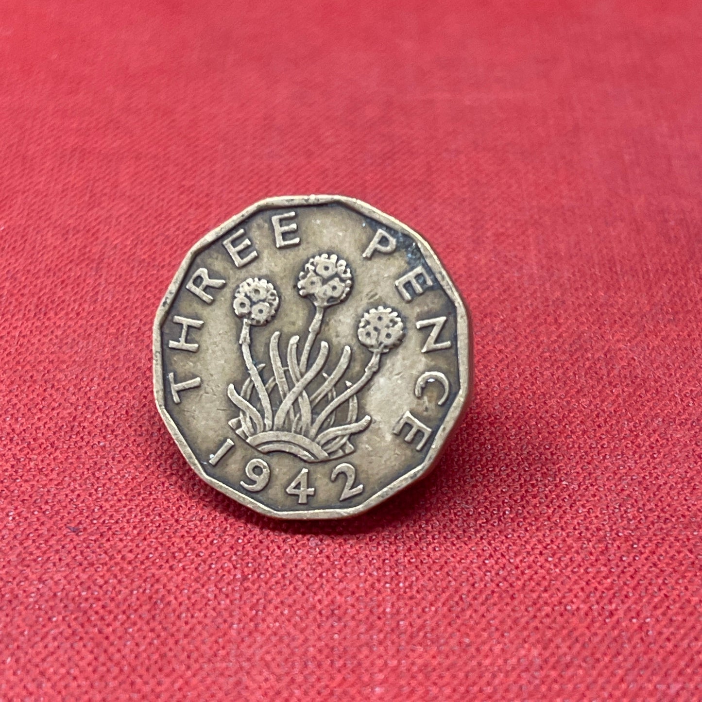 King George VI 1942 Threepence Coin