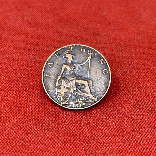 1915 Dated King George V Farthing