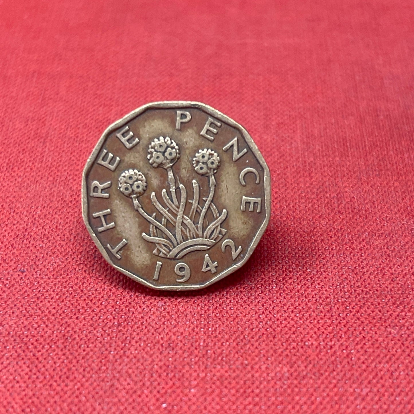 King George VI 1942 Threepence Coin