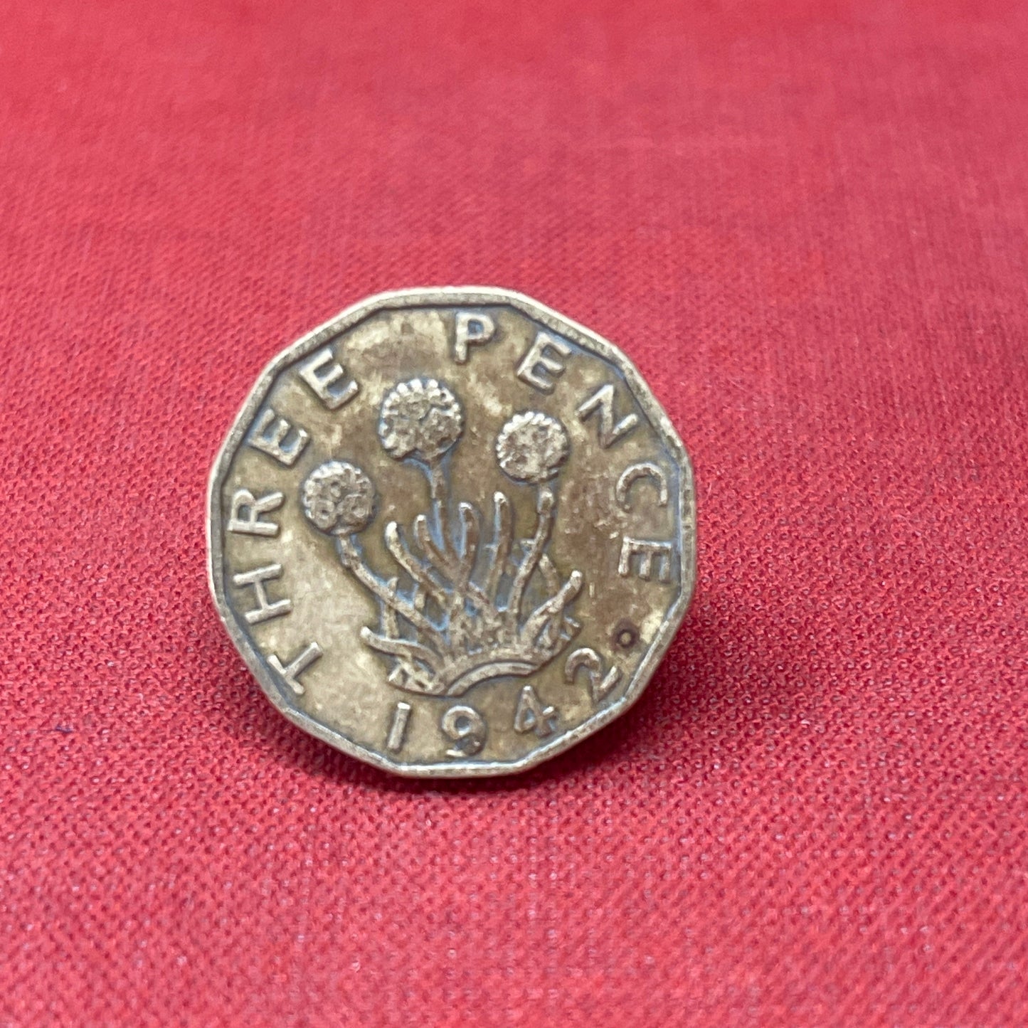 King George VI 1942 Threepence Coin