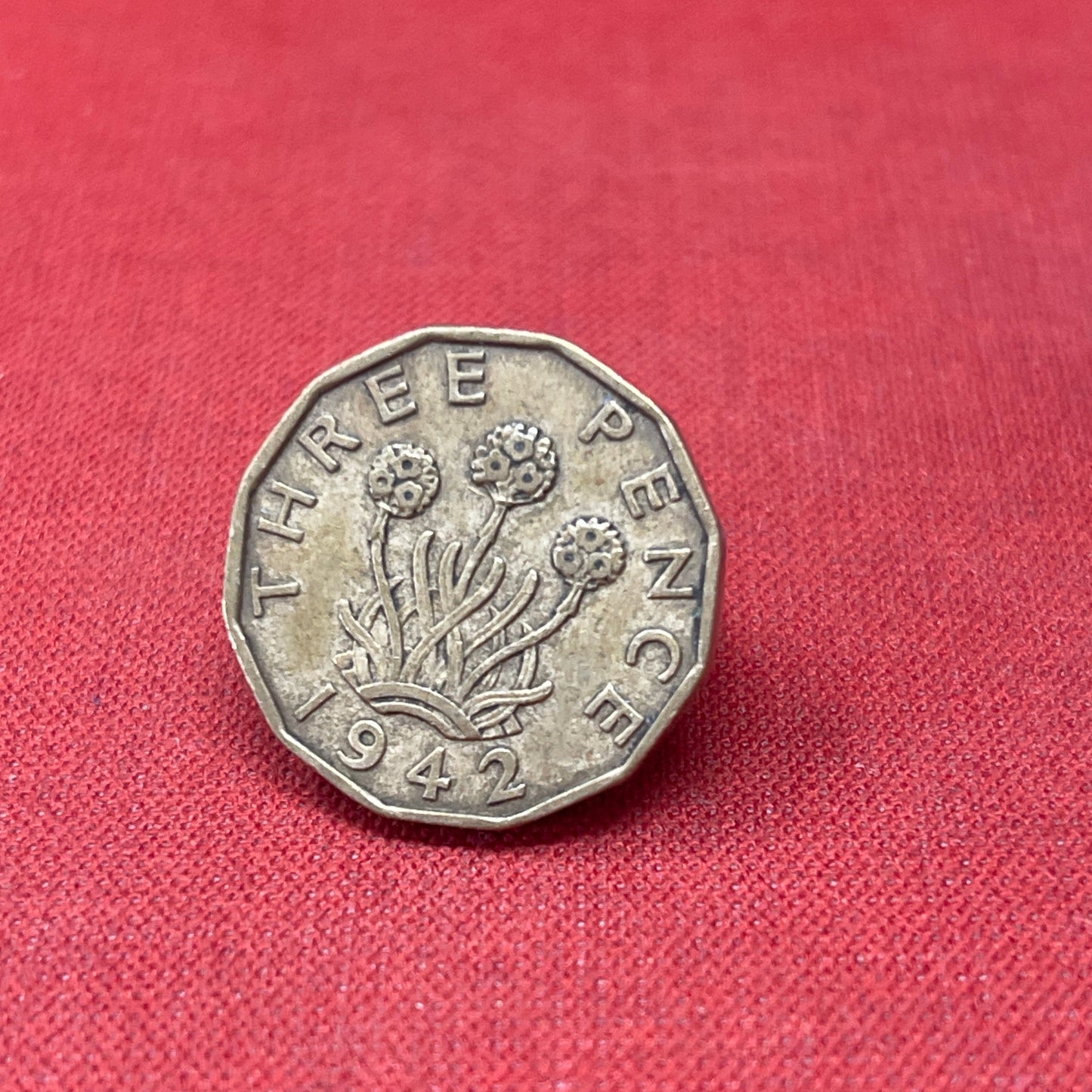 King George VI 1942 Threepence Coin