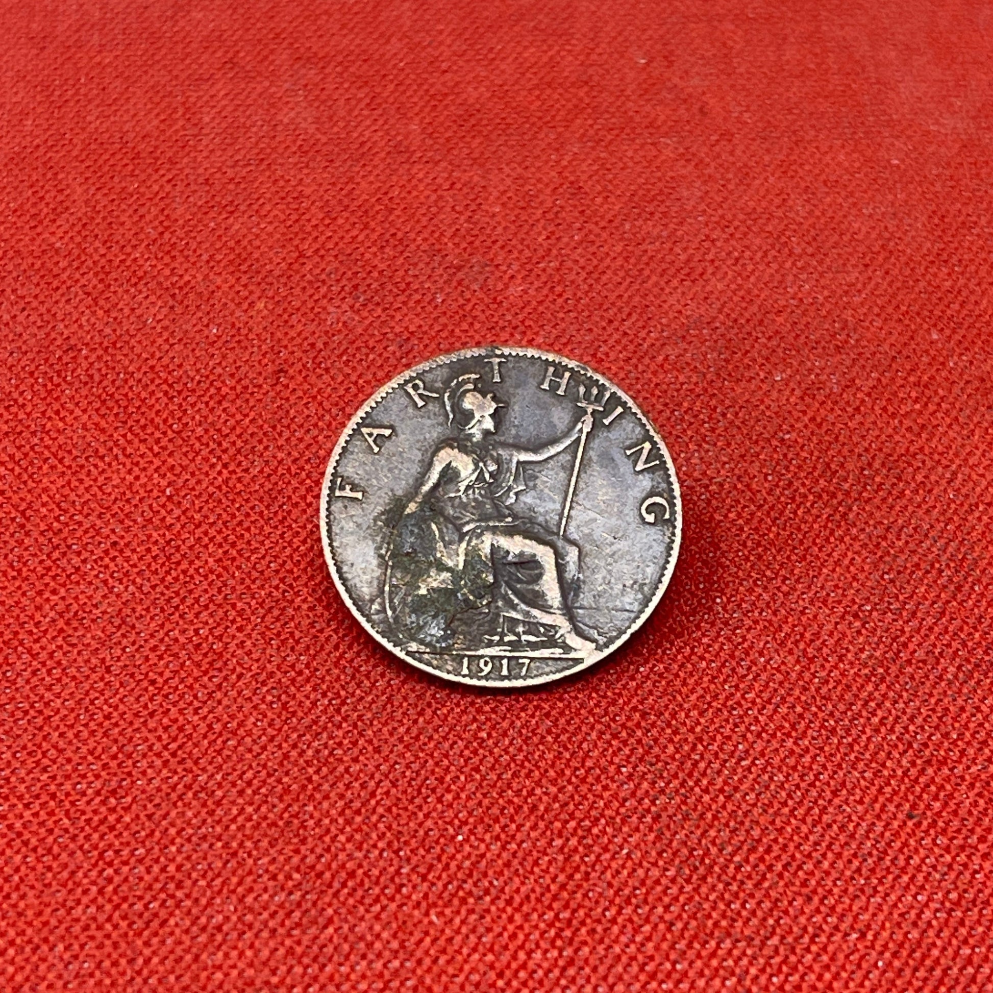 1917 Dated King George V Farthing