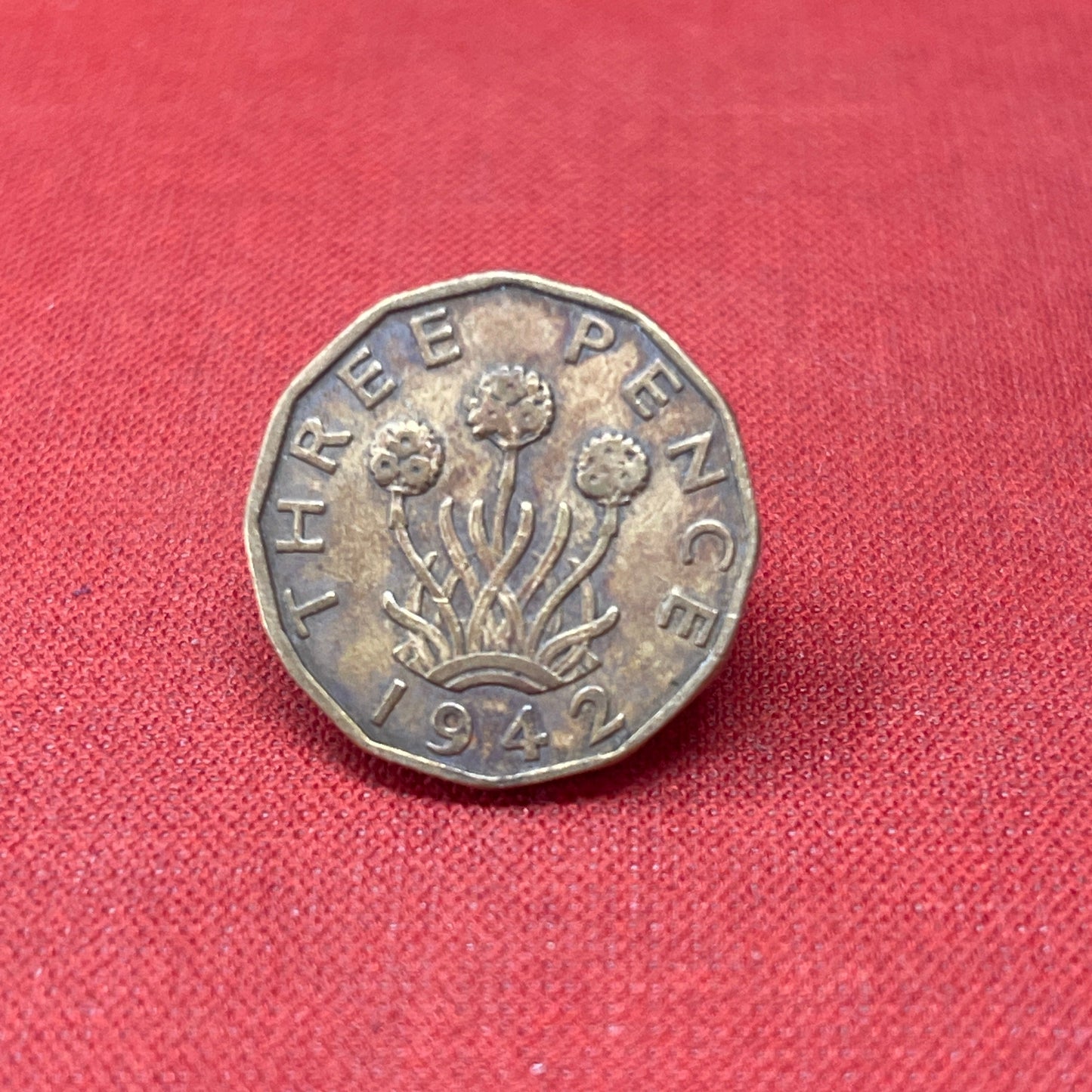 King George VI 1942 Threepence Coin