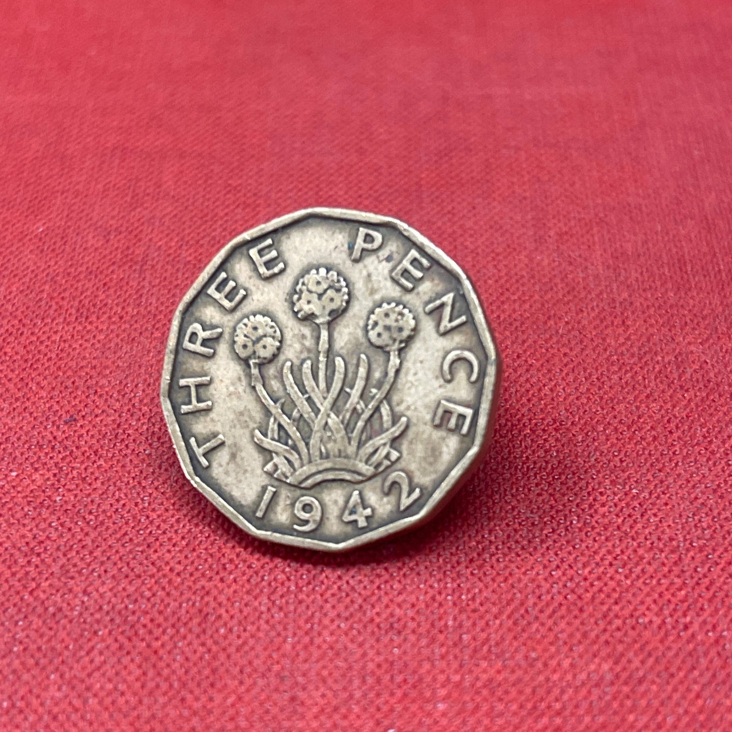King George VI 1942 Threepence Coin