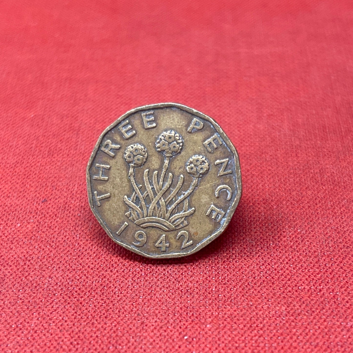King George VI 1942 Threepence Coin