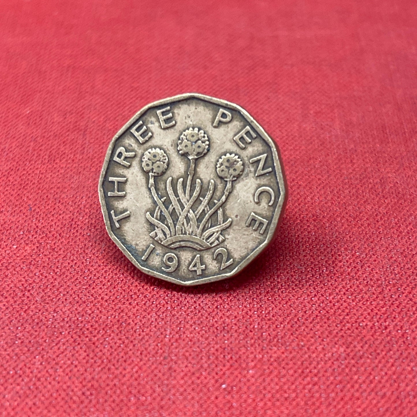 King George VI 1942 Threepence Coin